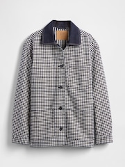 Gap Black/White DÔEN Gingham Denim Jacket - Image 7 of 7