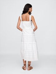 Gap White DÔEN Eyelet Maxi Dress - Image 2 of 8