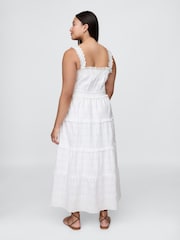 Gap White DÔEN Eyelet Maxi Dress - Image 6 of 8