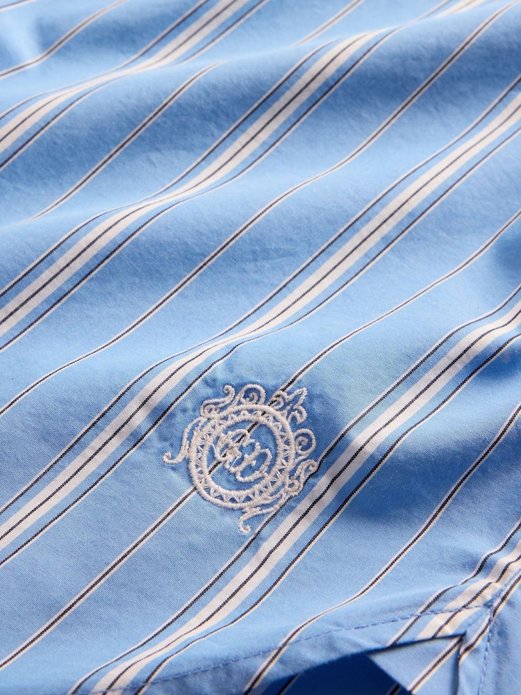 Gap Blue Stripe DÔEN Poplin Shirt - Image 9 of 9