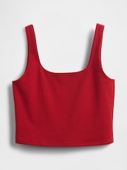 Rojo - Top corto de punto CloseKnit de Gap - Imagen 4 de 4