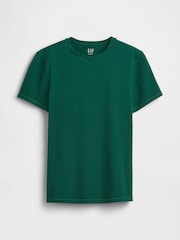 Gap Green CloseKnit Jersey Short Sleeve Crew Neck T-Shirt - Image 4 of 5