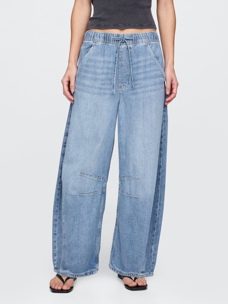 Gap – UltraSoft – Easy Horseshoe – Jeans mit mittelhohem Bund - Bild 1 von 5