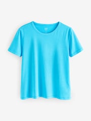 Gap Light Blue Crew Neck Vintage 100% Organic Cotton Short Sleeve T-Shirt - Image 1 of 4