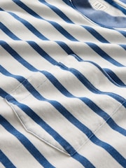 Gap White/Blue Stripe DÔEN Pocket Short Sleeve T-Shirt - Image 9 of 10