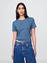 Azul oscuro - Gap camiseta vintage de manga corta - Imagen 1 de 5