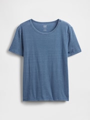 Azul oscuro - Gap camiseta vintage de manga corta - Imagen 4 de 5