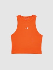 Reiss Papaya Anniston McLaren F1 Team Cotton Logo Vest - Image 2 of 4