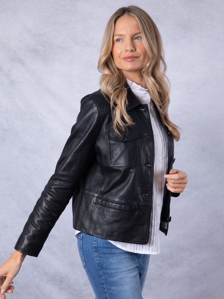 Lakeland Leather Black Askrigg Jacket - Image 9 of 9