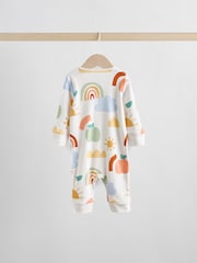 Yellow Baby Footless Character Sleepsuits 3 Pack (0mths-3yrs) - Image 4 of 15
