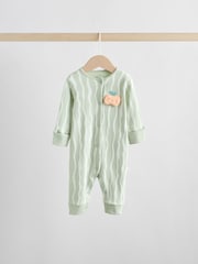 Yellow Baby Footless Character Sleepsuits 3 Pack (0mths-3yrs) - Image 5 of 15
