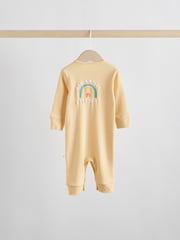 Yellow Baby Footless Character Sleepsuits 3 Pack (0mths-3yrs) - Image 8 of 15
