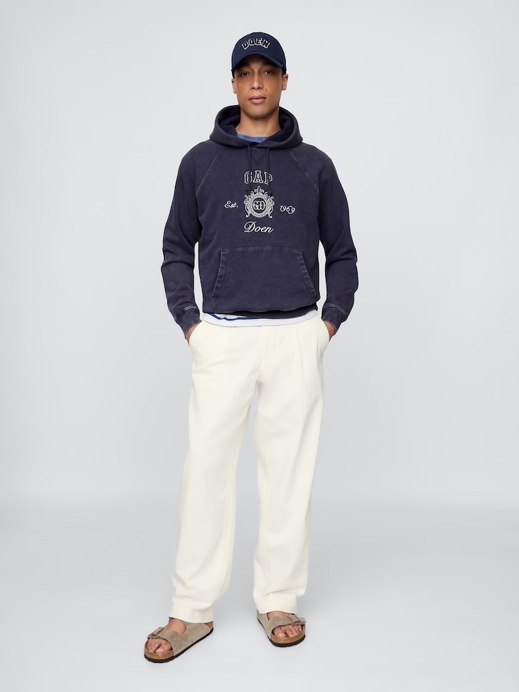 Gap White DÔEN Pleated Denim Trousers - Image 2 of 8