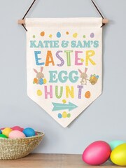 Personalised Easter Egg Hunt Hanging Sign by PMC - Image 3 of 3
