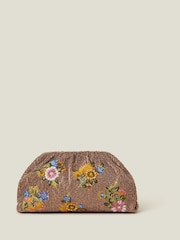 Bolso cartera de mano con cuentas florales de Accessorize - Imagen 1 de 5