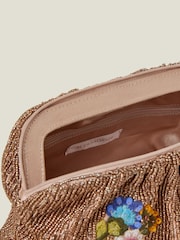 Bolso cartera de mano con cuentas florales de Accessorize - Imagen 4 de 5
