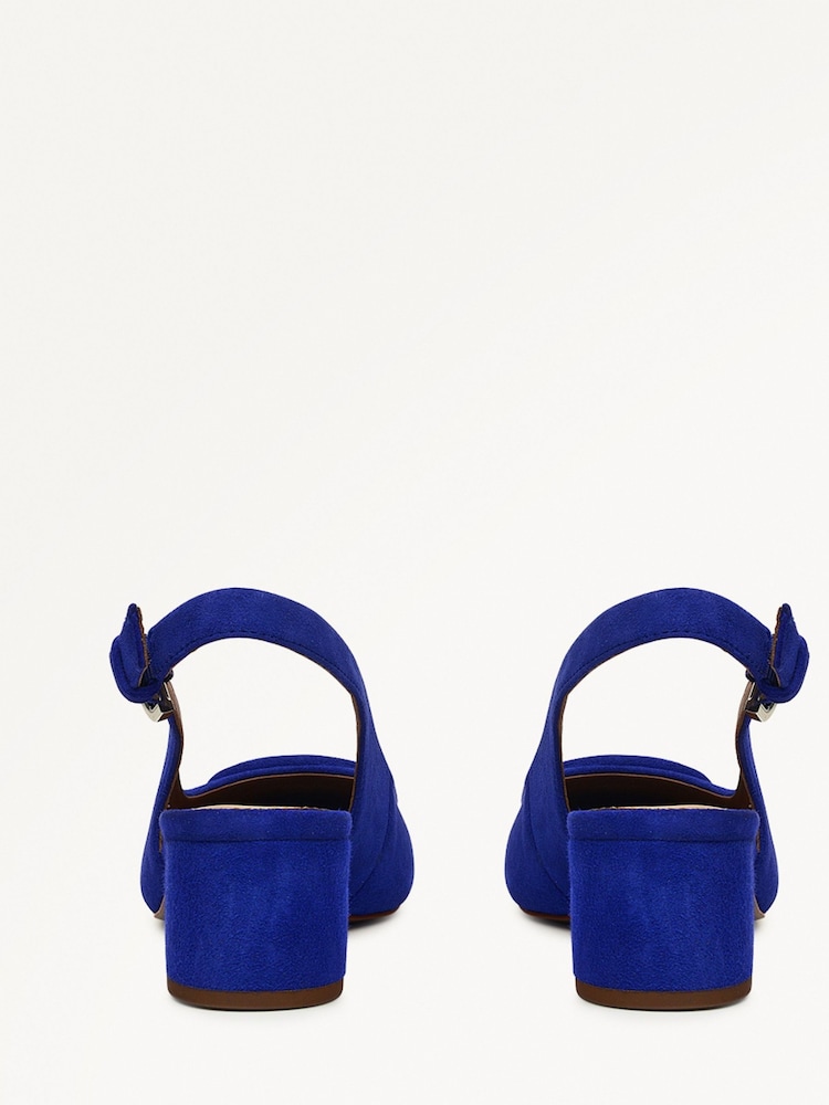 modra - Radley Grosvenor Arcade Heeled Slingback Čevlji - Slika 4 iz 4 modra - Radley Grosvenor Arcade Heeled Slingback Čevlji - Slika 4 iz 4