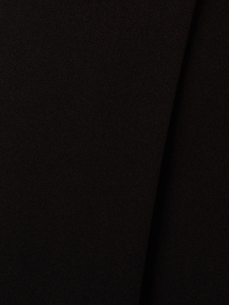 Adrianna by Adrianna Papell Knit Crepe Long Black Dress - Image 6 of 6