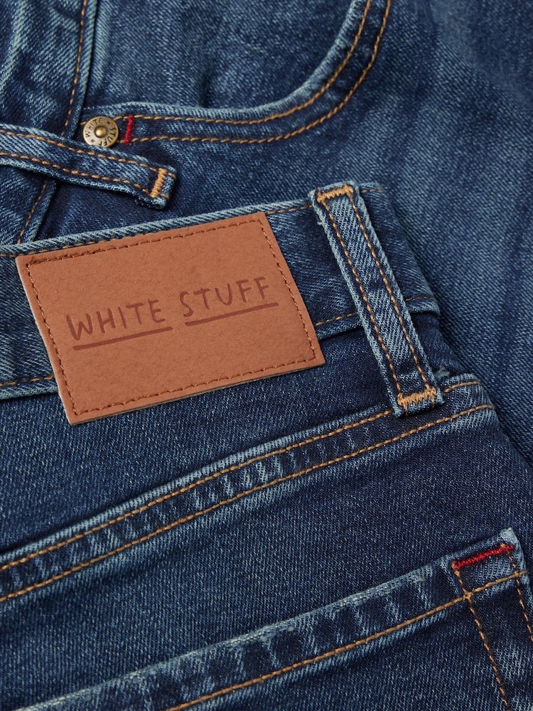 أزرق فاتح - White Stuff Eastwood Zip Fly Straight Jeans - صورة 7 من 7