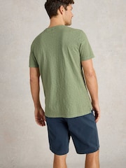 White Stuff Green 100% Cotton Abersoch Short Sleeve T-Shirt - Image 2 of 6