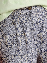 White Stuff Blue Rowena 100% Linen Trousers - Image 4 of 6
