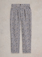 White Stuff Blue Rowena 100% Linen Trousers - Image 5 of 6