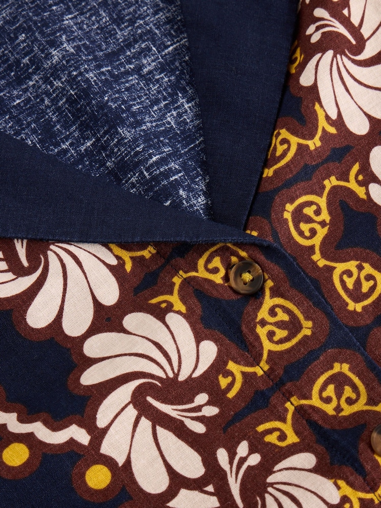 White Stuff Blue Bella Blend Resort Shirt - Image 6 of 6