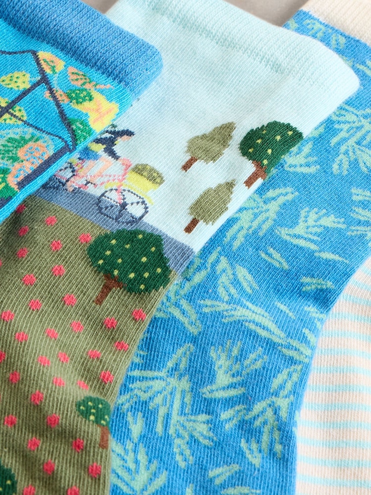 White Stuff Summer Days Ankle Socks 4 Pack - Bild 2 von 4