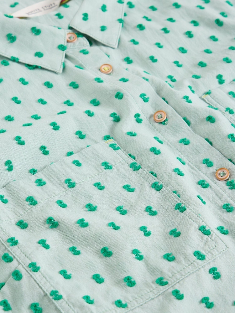 White Stuff Green Ellie 100% Organic Cotton Shirt - Image 6 of 6