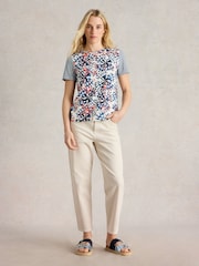 White Stuff White 100% Cotton Abbie T-Shirt - Image 3 of 6