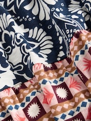 White Stuff Blue Marta 100% Cotton Tunic - Image 6 of 6