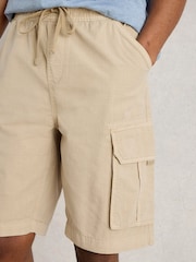 White Stuff Natural Callington Cargo Shorts - Image 4 of 6