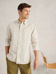 White Stuff White Salcombe Chillis Printed Shirt - Image 2 of 6