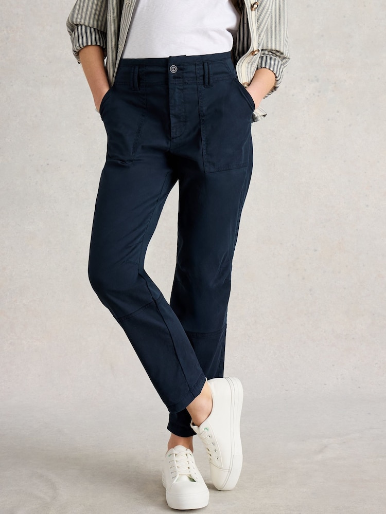 White Stuff Blue Blaire Trousers - Image 4 of 6