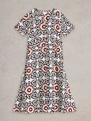 White Stuff White 100% Linen Dress - Image 5 of 6
