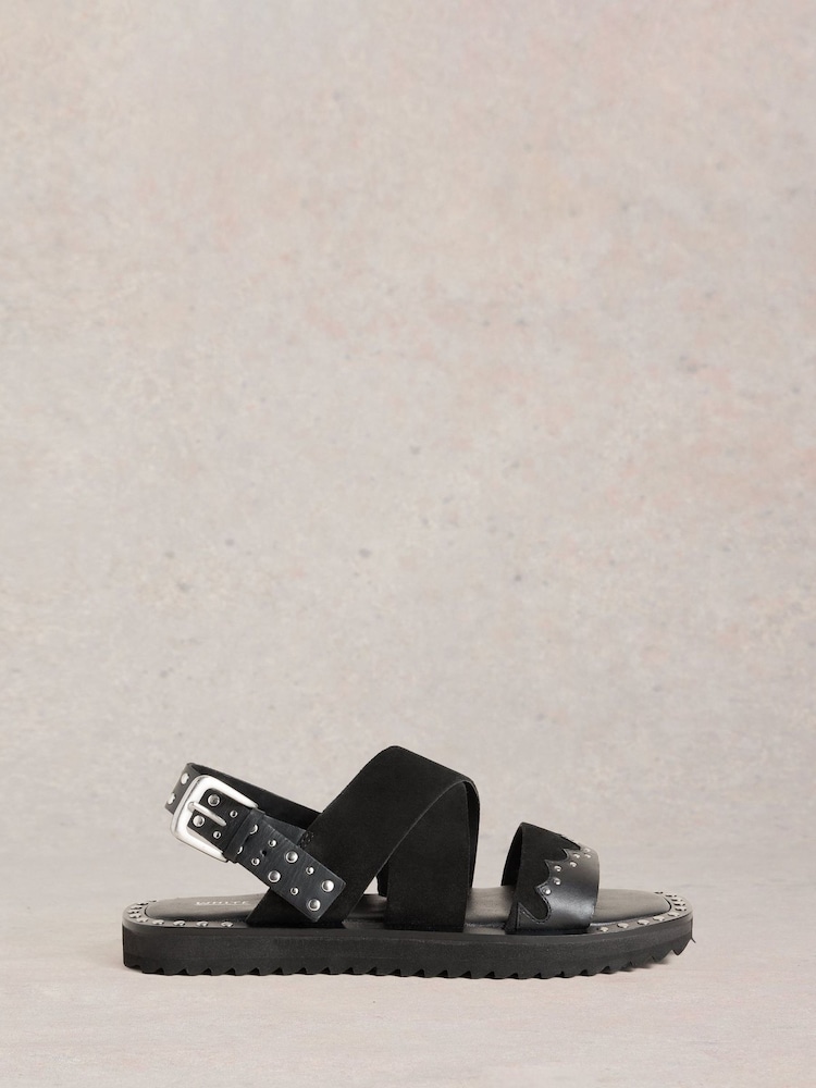 White Stuff Black Dolly Western Sandals - Image 1 of 4