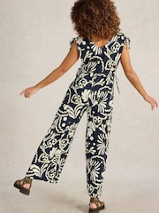 White Stuff Freya Jersey 100% Cotton Jumpsuit - Imagen 2 de 6