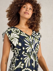 White Stuff Freya Jersey 100% Cotton Jumpsuit - Imagen 4 de 6