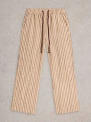 White Stuff Natural 100% Linen Belle Wide Leg Trousers - Image 5 of 6