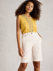 Natural - White Stuff Hayley Chinos Shorts - Imagen 1 de 6