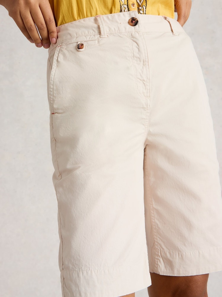 White Stuff Natural Hayley Chinos Shorts - Image 3 of 6