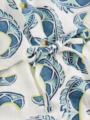 White Stuff White Tulip Sleeveless 100% Organic Cotton Shirt - Image 6 of 6