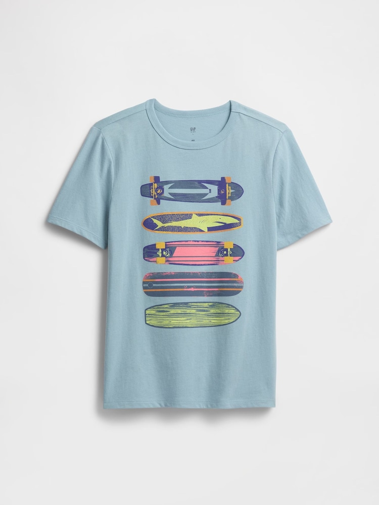 Gap Green Dinosaur Graphic Short Sleeve T-Shirt (4-13yrs) - Image 1 of 3 Gap Green Dinosaur Graphic Short Sleeve T-Shirt (4-13yrs) - Image 1 of 3