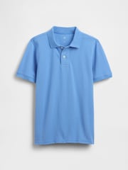 Gap Blue Pique Polo T-Shirt (4-12yrs) - Image 1 of 2