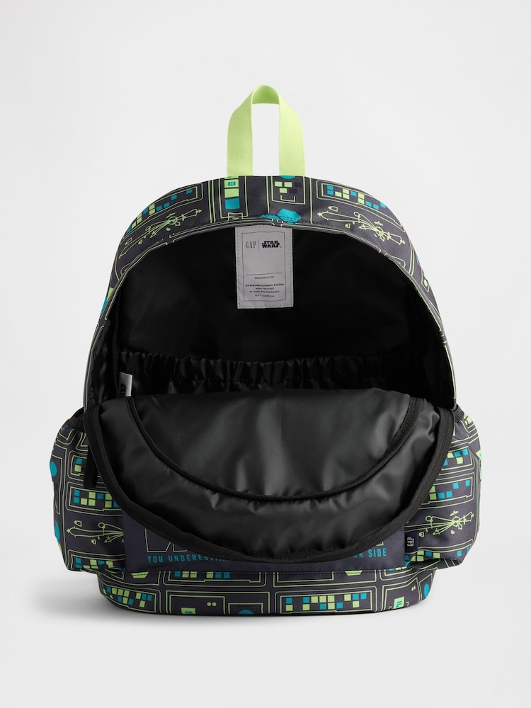 Gap Blue & Green Darth Vader Star Wars Backpack - Image 3 of 3