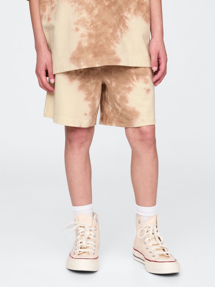 Gap Brown 5" Washed Easy Shorts (4-13yrs) - Image 1 of 5