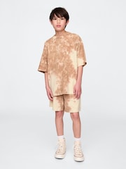 Gap Brown 5" Washed Easy Shorts (4-13yrs) - Image 3 of 5