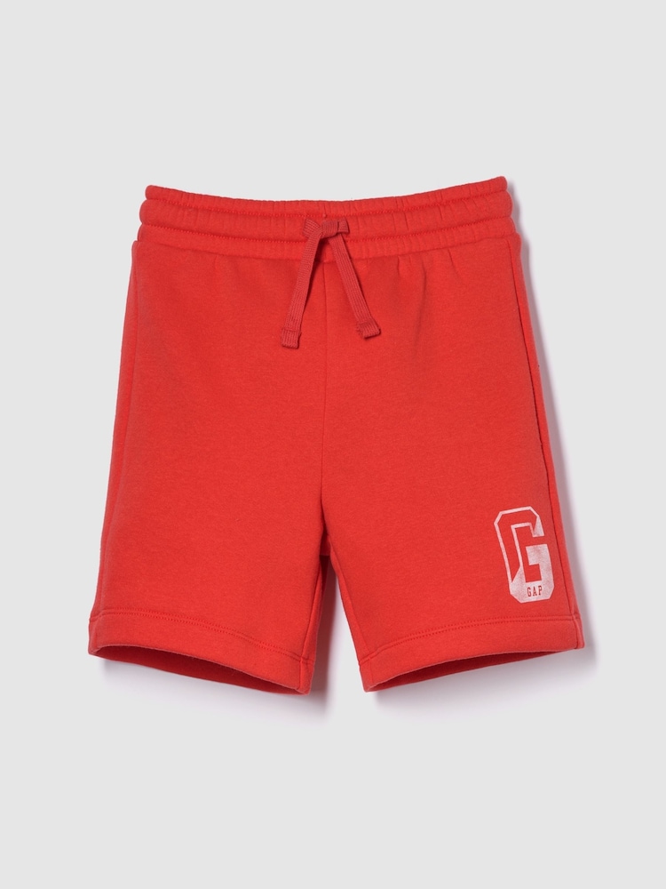 Gap Red Relaxed Logo No-Pocket Pull On Shorts (4-13yrs) - Image 1 of 2