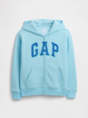 Gap Blue Logo Full Zip Hoodie (4-13yrs) - Image 1 of 3