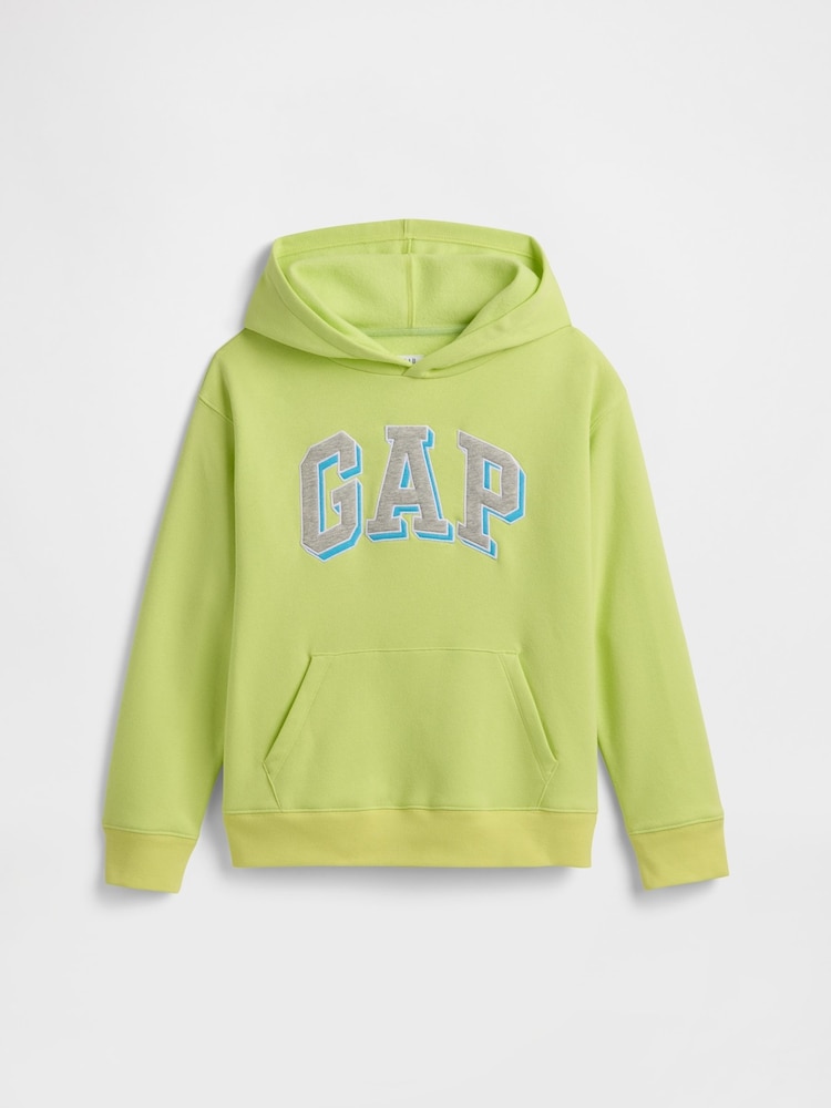 Gap Green Vintage Logo Pull On Hoodie (4-13yrs) - Image 2 of 8